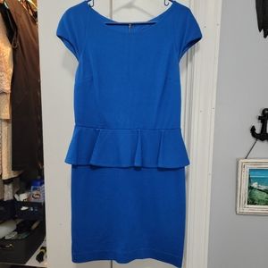 Express Blue Peplum Dress